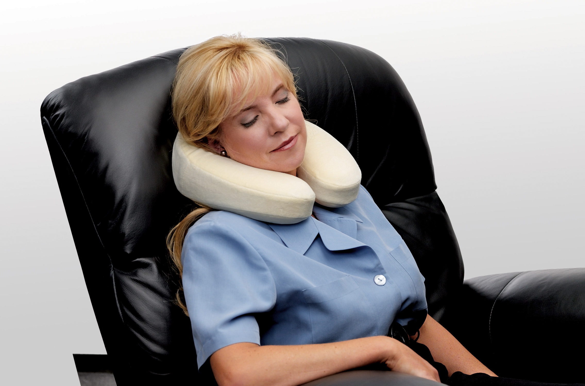 Memory Foam Travel Neck Pillow (PL-MEM-NK)